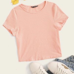 SHEIN cropped tee